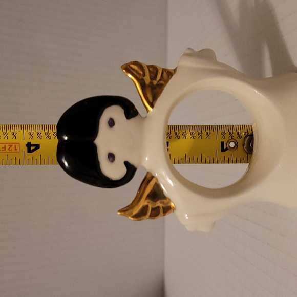 Adorable Set of 4 Porcelain Angel Napkin Rings - Picture 8 of 10